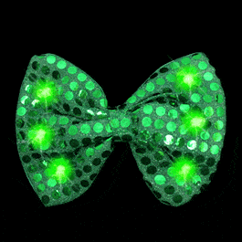 Green-Bow-Tie-with-Green-LED-Lights.gif