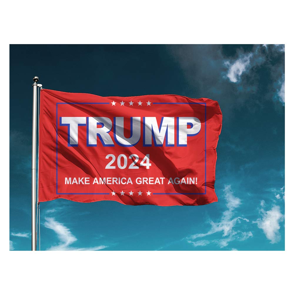 2024 Donald Trump Make America Great Again Fade Resistant 3x5 Indoor