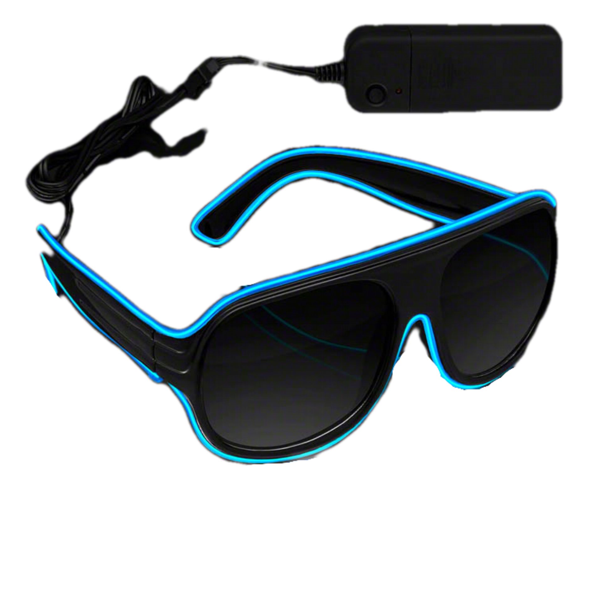 Electro Luminescent Banray Sunglasses Blue