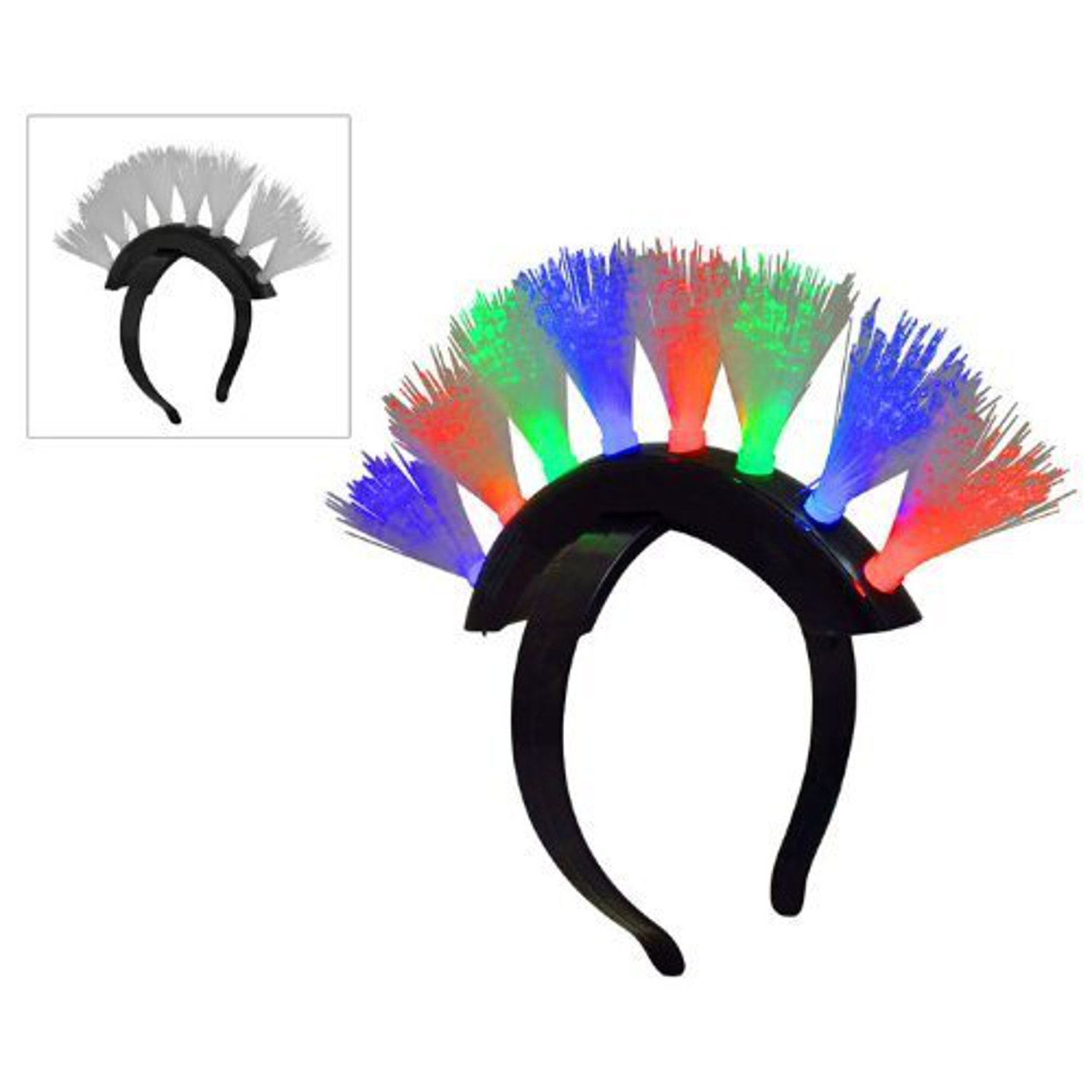 Blinkee 6 Fiber Optic LED Mohawk - Walmart.com