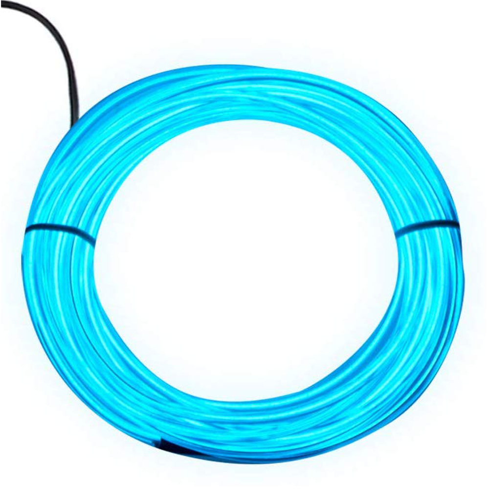 Electro Luminescent Wire 20 Foot Aqua