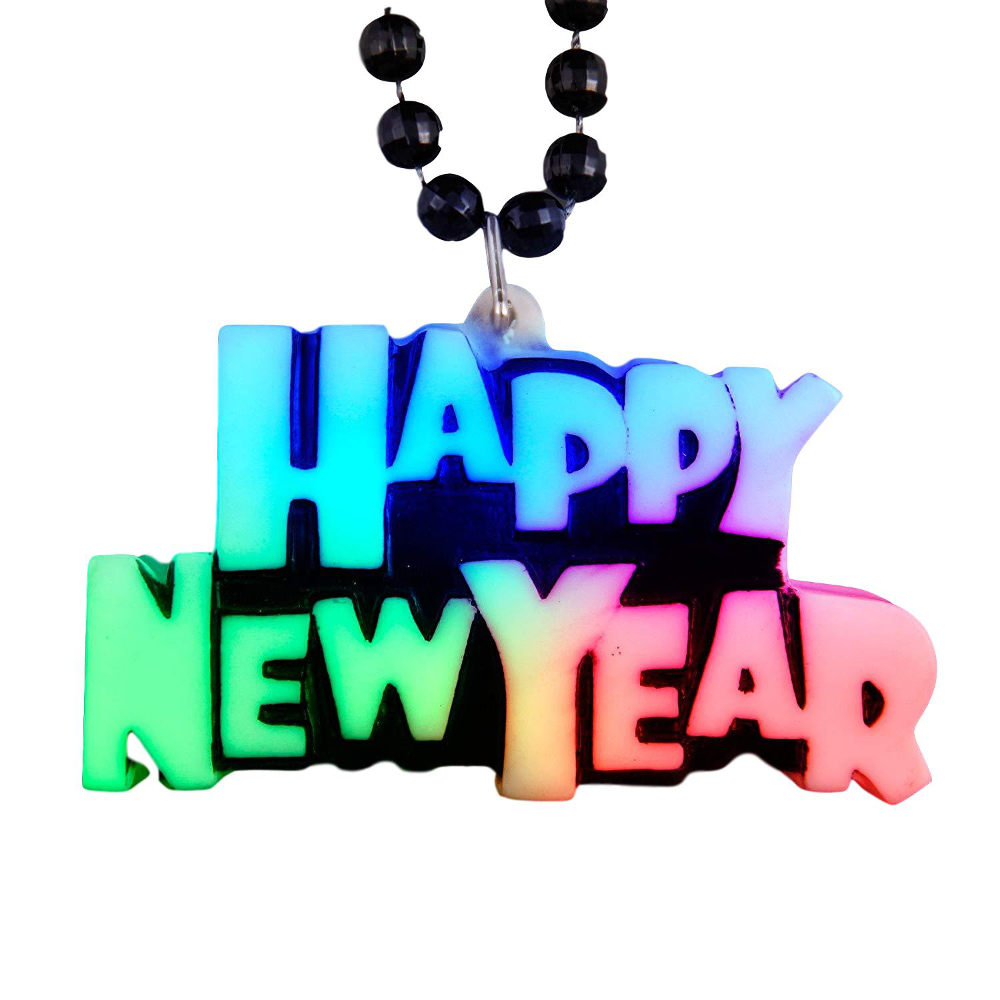Color Changing Beaded Charm New Year Necklace