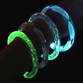 Rainbow Spiral BANGLE Flashing Bracelet