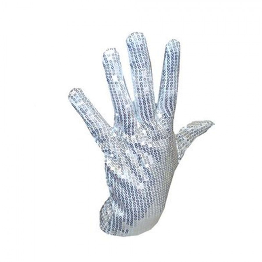 Non Light Up Jacko Thriller Beat It Billie JEAN Right Hand Sequin Glove
