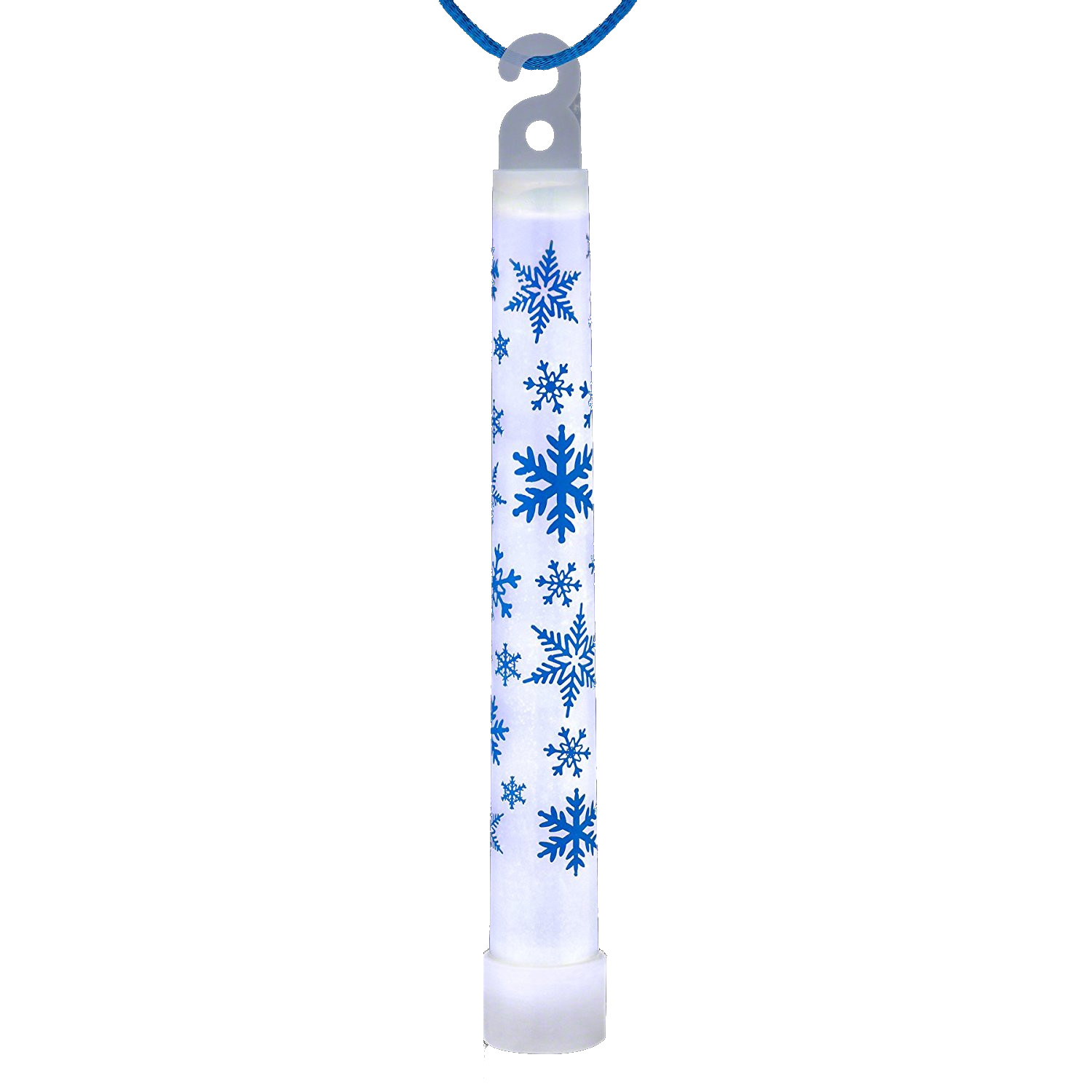 Snowflake 6 Inch GLOW STICK Pack of 25