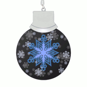 Animated Snowflake Necklace