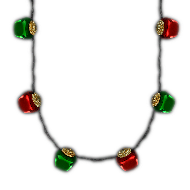 Jingle Bells Flashing Necklace