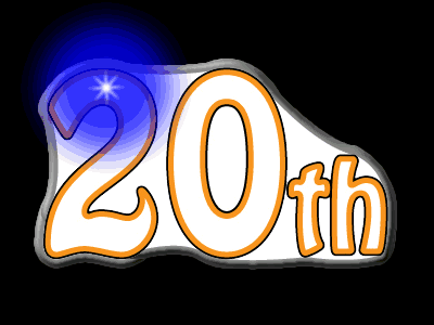 20th Anniversary Anchorage Mayor's Charity Ball Custom Flashing Logo Pin