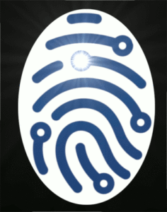 Artificial Muscle Vivitouch “Fingerprint” Custom Flashing Blinky Light Pins