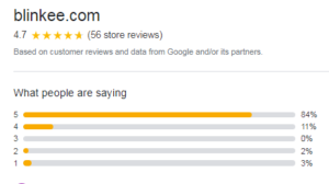 Blinkee.com owns Google Customer Reviews