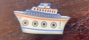 Cruise Ship Flashing Body Light Lapel Pins