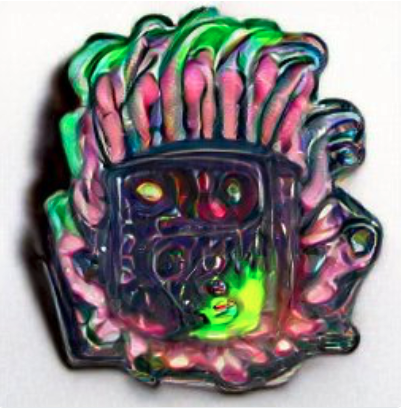 Introducing Born of LEDs Flashing LED Blinkee Lapel Pin NFTs on OpenSea