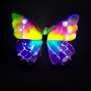 Introducing Butterfly 2 LED Blinkee Light Pin NFTs on OpenSea