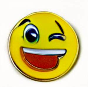 Introducing Smiley 4 Light up Flashing Blinkee Lapel Pin NFTs on OpenSea