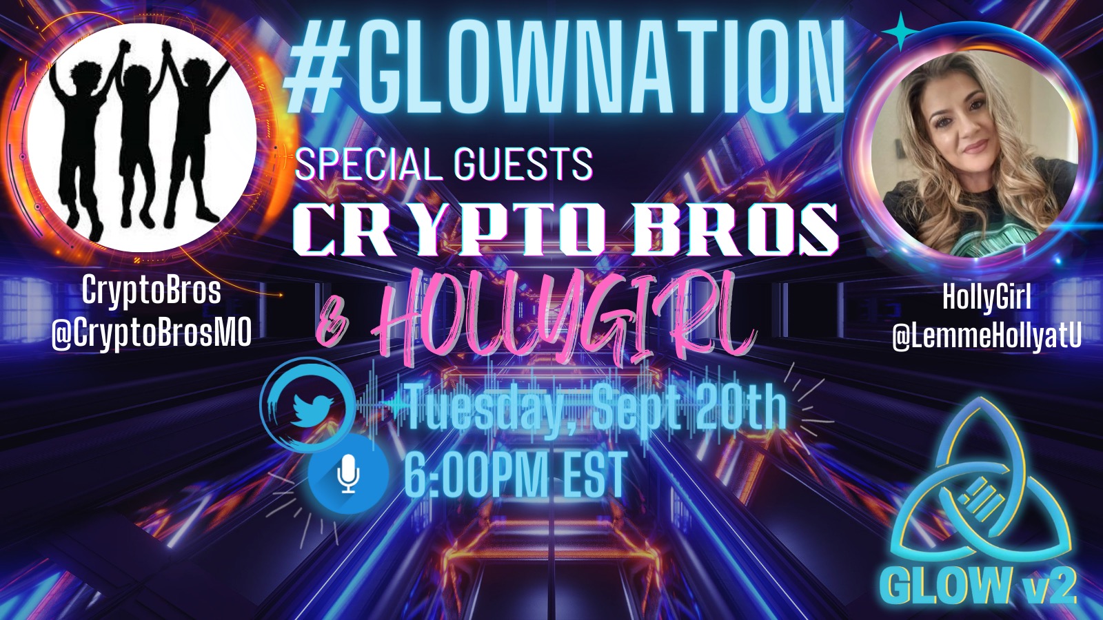 Glow Nation Crypto Bros and Holly Poem