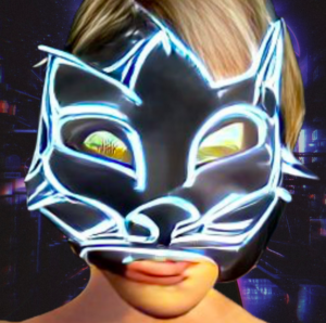 Introducing Cat Flashing LED Blinkee Mask NFTs on OpenSea
