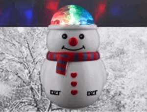 Read more about the article Light Up Christmas Snowman Glowing Prism Projector Home Decoration Centerpiece