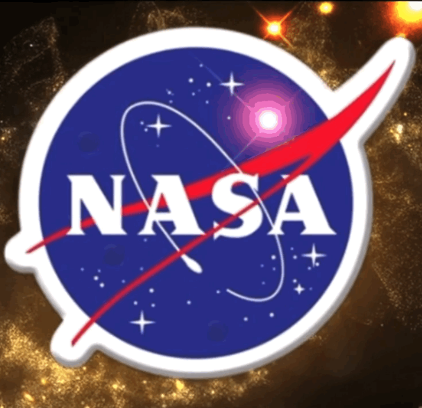 NASA Space Pin Flashing Body Light Lapel Pins