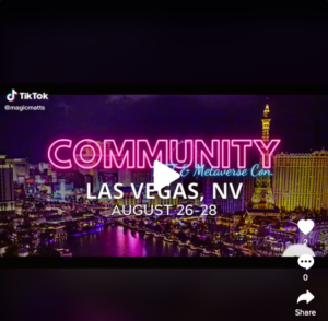 COMMUNITY NFT & METAVERSE CONVENTION by NFT IRL Events