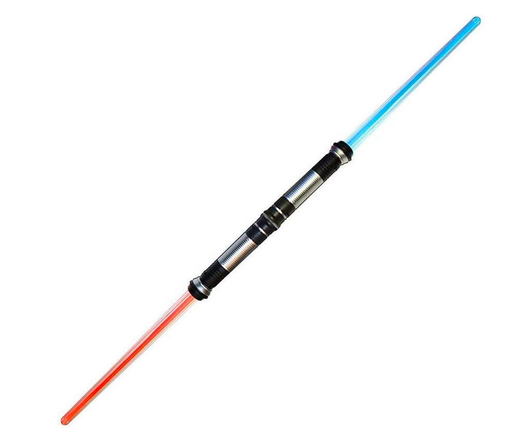 Double Multicolor Motion Activated Saber with Star Wars Sounds