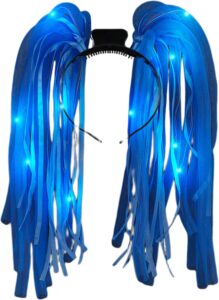 Read more about the article Blue LED Noodle Headband Flashing Dreads