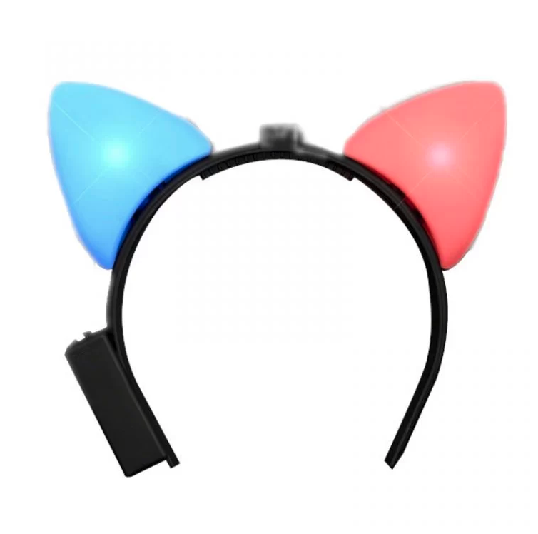 LED Animal Ears Red and Blue Flashing