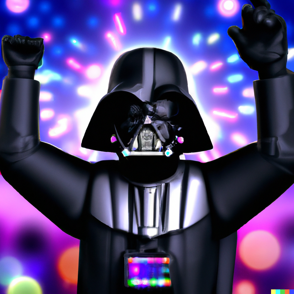 Darth Vader Dancing at Bonaroo
