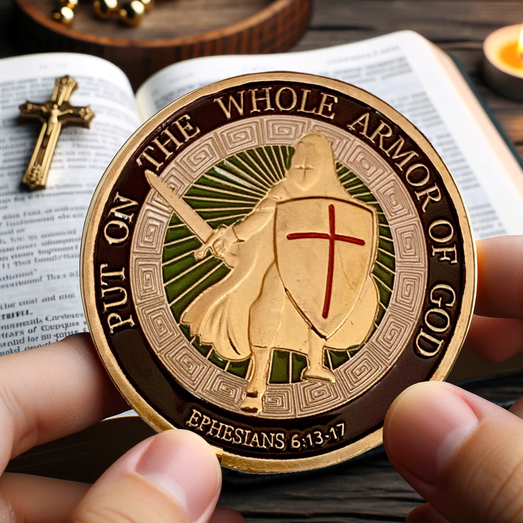 A Divine Defense: Unveiling the Profound Symbolism of the Armor of God Coin
