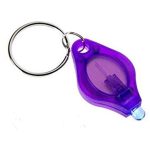 Black Light Feauxton Led Light Key Rings