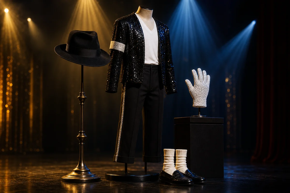Single white rhinestone glove inspired by Michael Jackson Motown 25 Billie Jean look