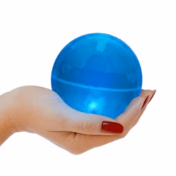 4 Inch LED Super Bounce Ball Blue All Products 3