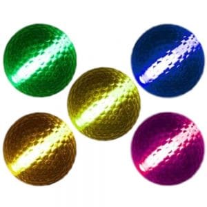 1 Unit Glow Stick Golf Ball Assorted Colors All Products