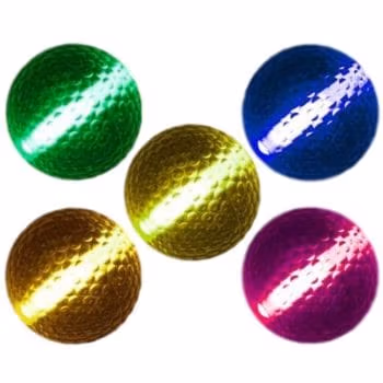 1 Unit Glow Stick Golf Ball Assorted Colors All Products