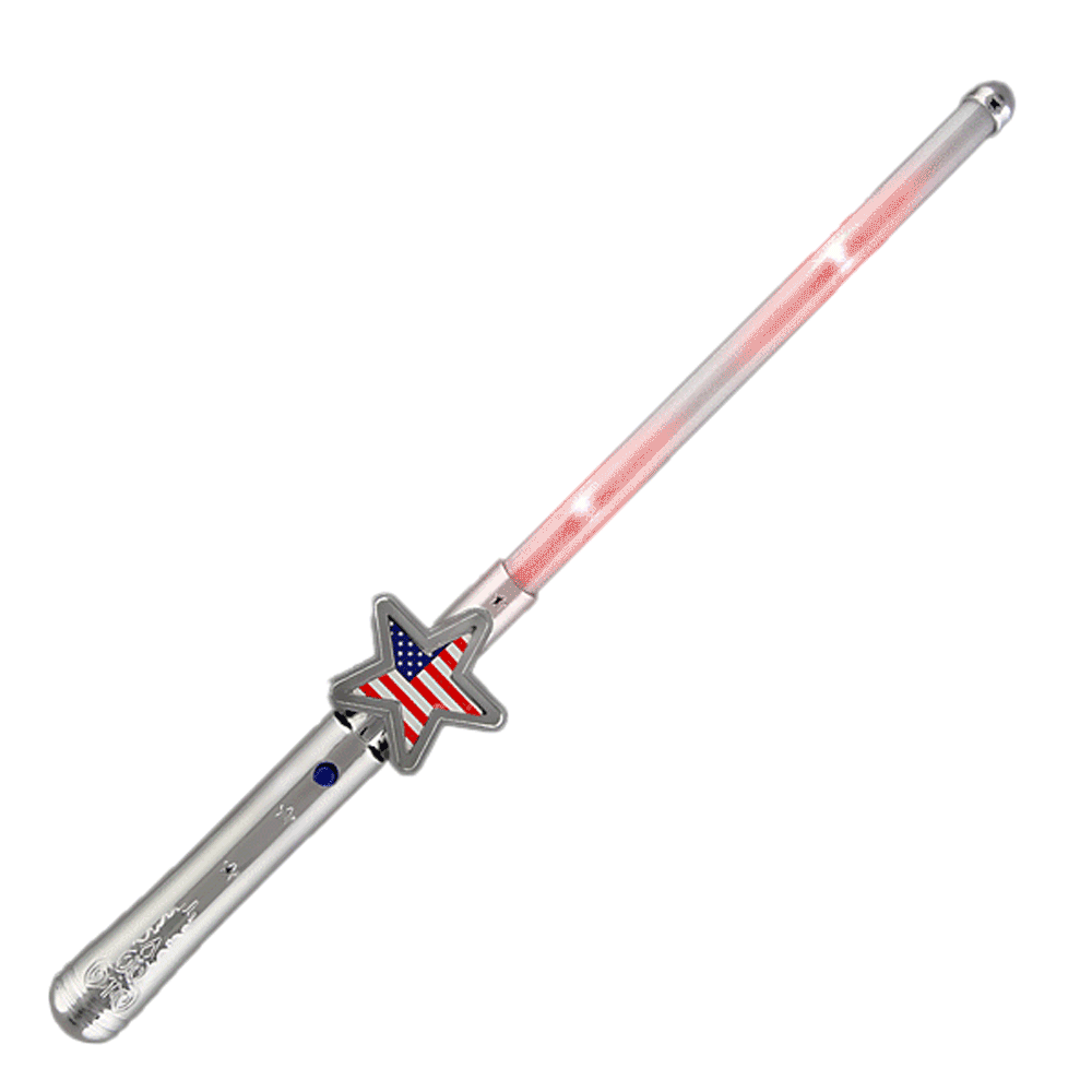 American Flag Star Light Wand 4th of July 4