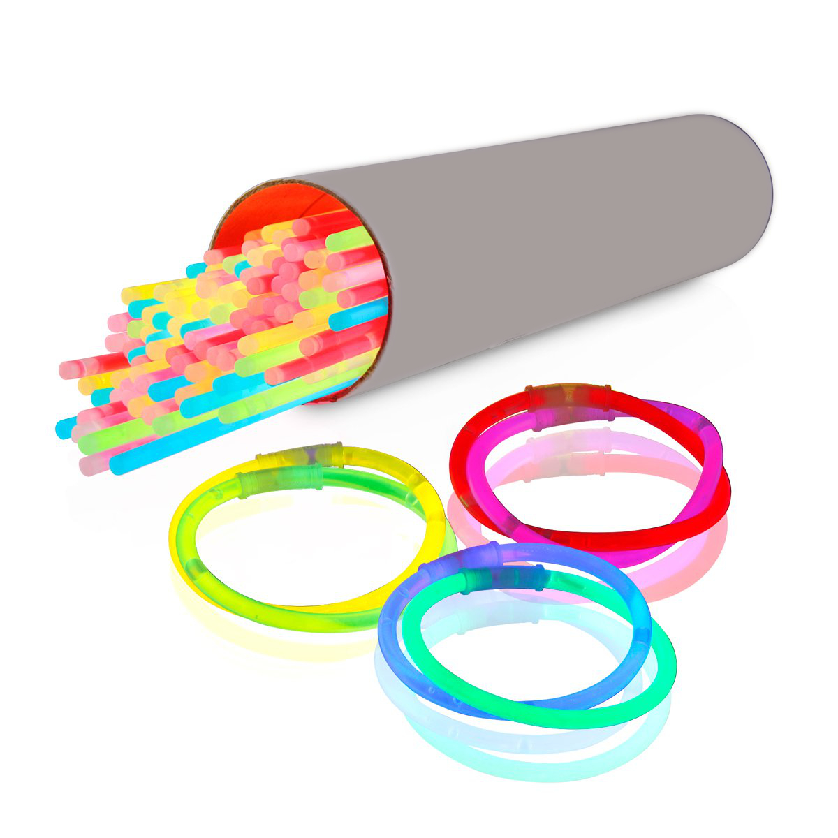 Glow Bracelet Assorted Tube of 100 All Products 3