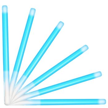 10 Inch Glow Stick Baton Blue Pack of 25 Large Glow Sticks