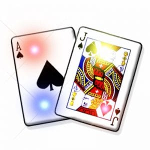 Blackjack Flashing Body Light Lapel Pins All Body Lights and Blinkees