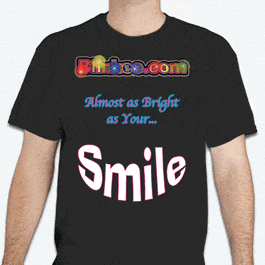Blinkeedotcom Smile T Shirt Large Rainbow Multicolor
