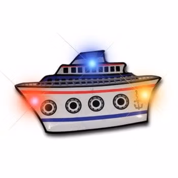 Cruise Ship Flashing Body Light Lapel Pins All Body Lights and Blinkees