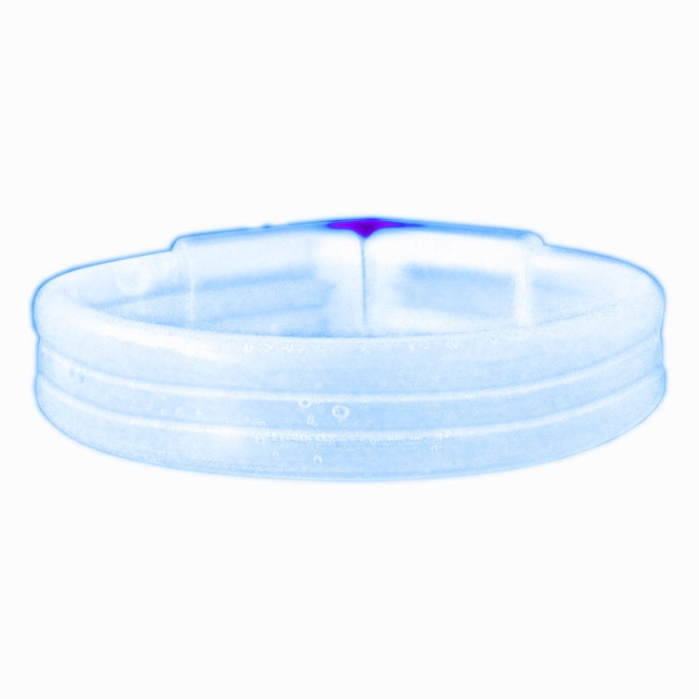 Wide Glow Stick 8 Inch Bracelet Blue Pack of 25 All Products 3