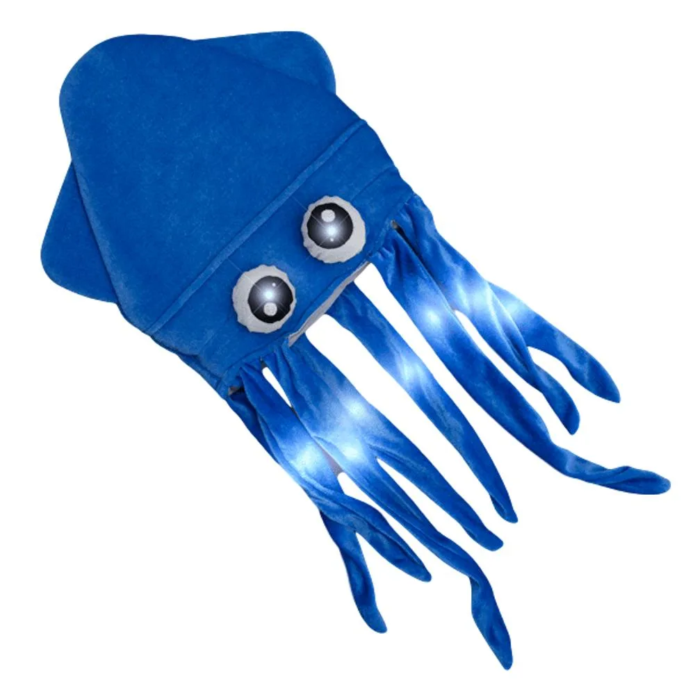Assorted LED Under the Sea Squid Hat Pack of 4 All Products 5