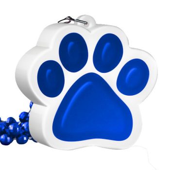 Light Up Blue Paw Print Charm Necklace All Products