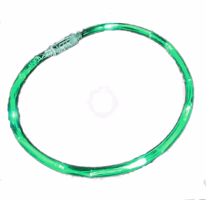 Green Fiber Optic Tube Necklace All Products 3