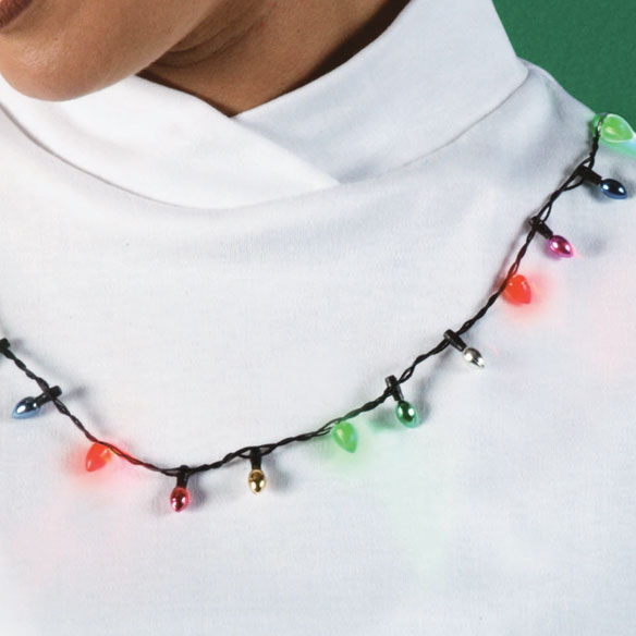 Wearable  Christmas Lights Necklace All Products 4