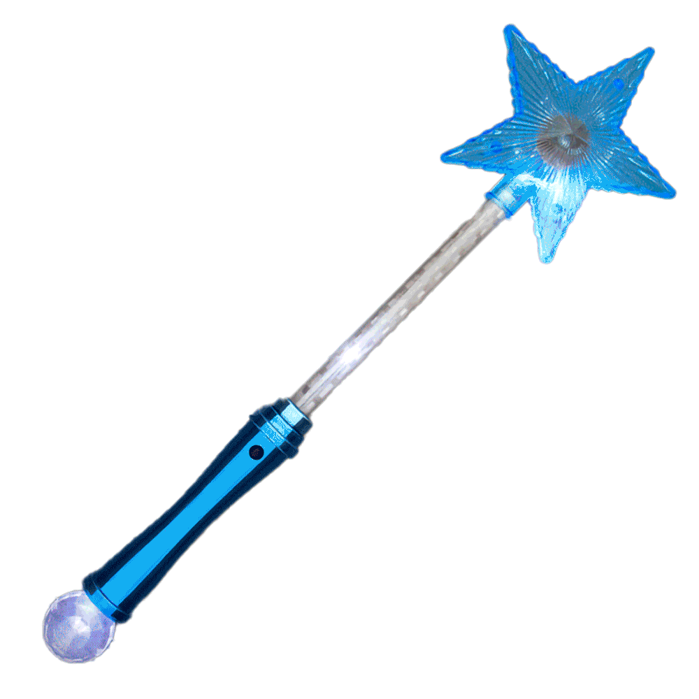 Crystal Star Wand with Red White and Blue LEDs 4th of July 5