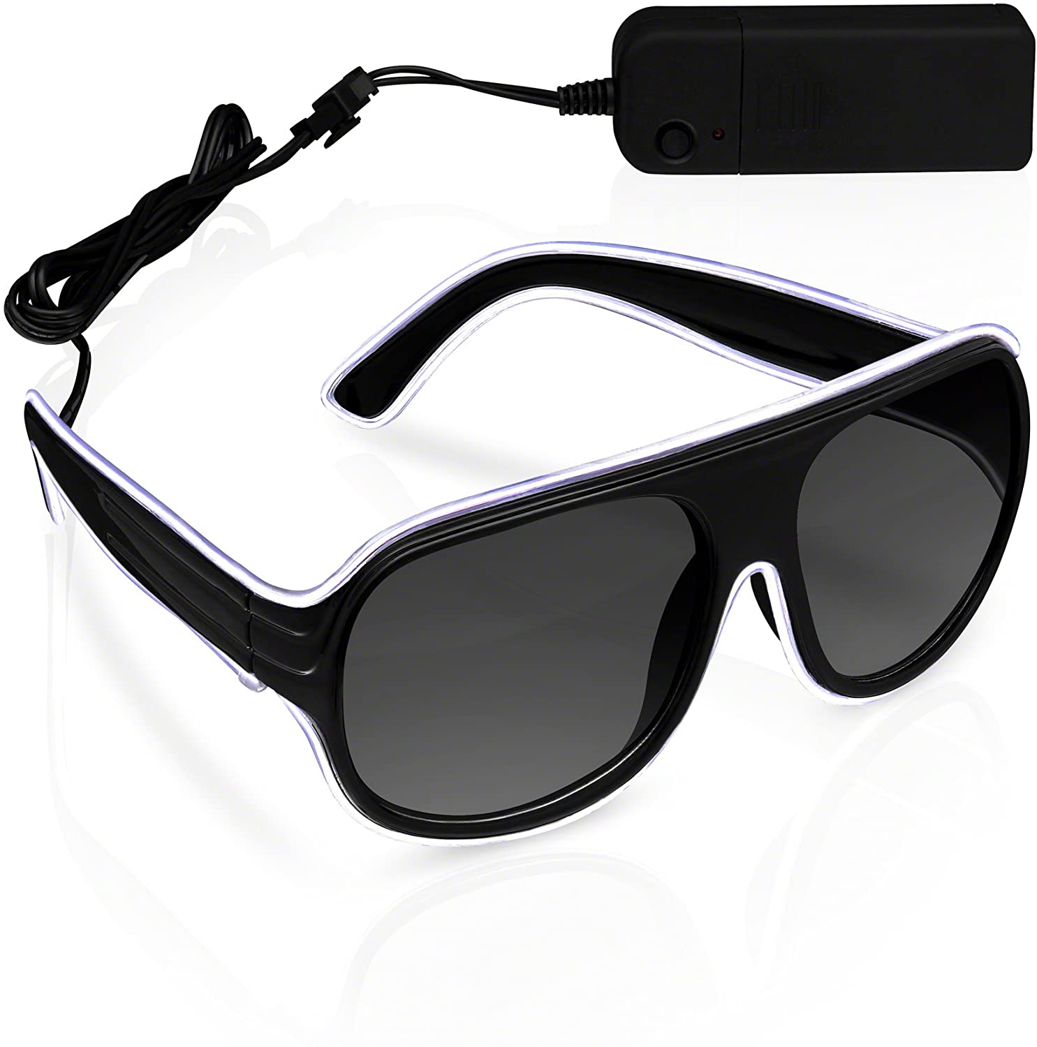 Electro Luminescent Banray Sunglasses White All Products 3
