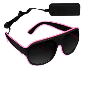Electro Luminescent Banray Sunglasses Pink Pink