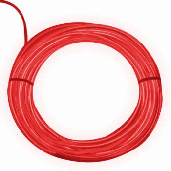 Electro Luminescent Wire 12 Foot Red All Products