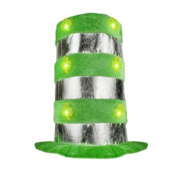 Light Up Shamrock Tall Top Hats All Products