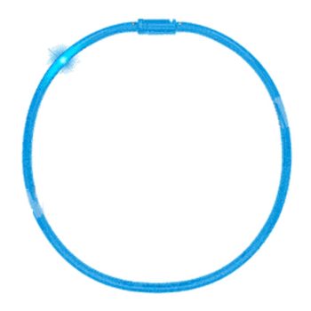 LED Tube Necklace Blue All Products